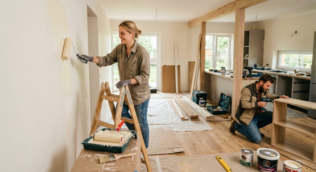 Iekšdarbi mājā: galvenie etapi un to secība