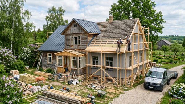 Renovācija: kā atjaunot māju un paaugstināt tās vērtību