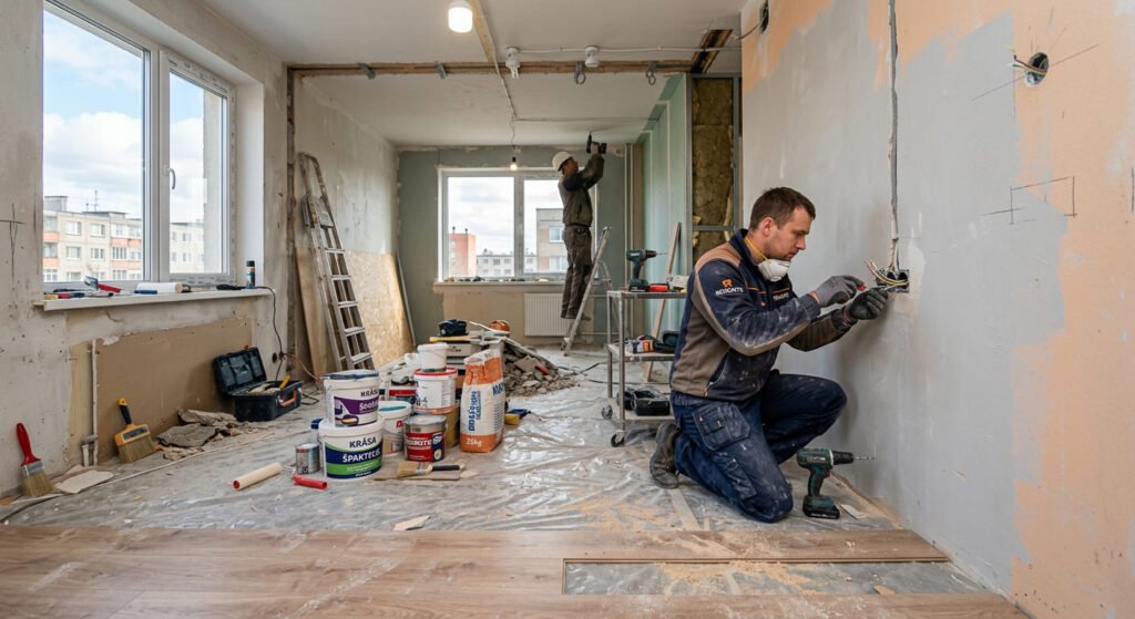 Dzīvokļa remonts: kā pareizi sākt un neiztērēt pārāk daudz